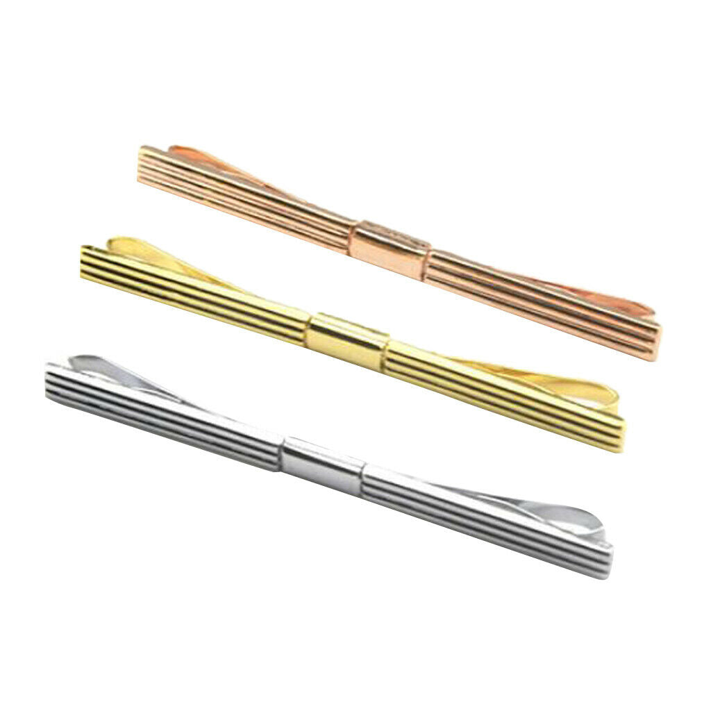 3 pieces tie clip / tie pin for tie in a gift case,