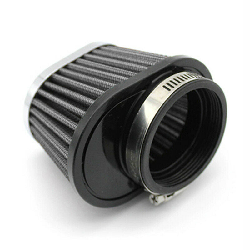 55mm Motorcycle Air Filter ATV Carburetor Pod Cleaner Oval Intake Tube Universal
