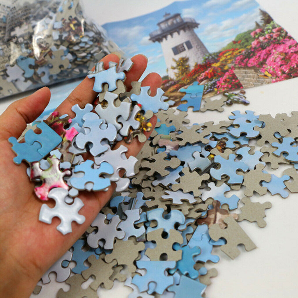 DIY 1000 Pieces Large Jigsaw Puzzle Set Beautiful Scenery Puzzles Gift 811