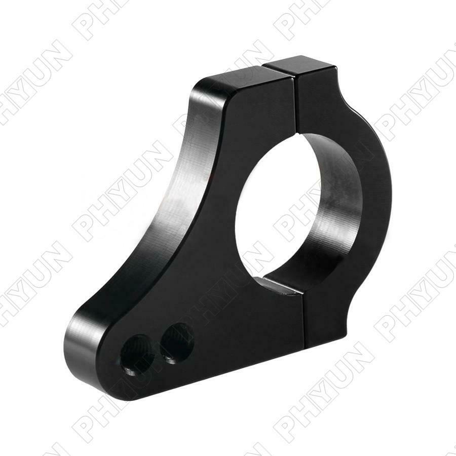 38MM Motorcycle Steering Damper Fork Bracket Black Aluminium Alloy Universal