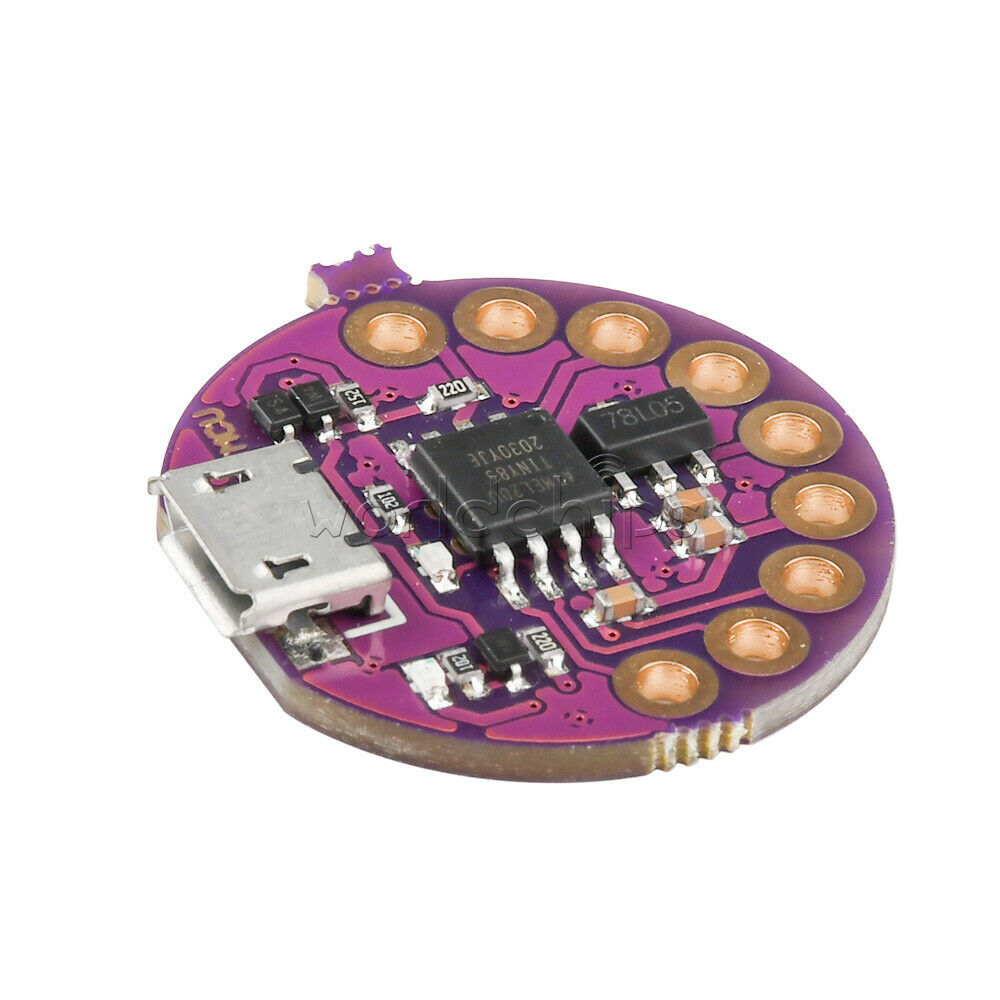 2PCS LilyTiny LilyPad ATtiny85 Micro USB Development Board Module For Arduino