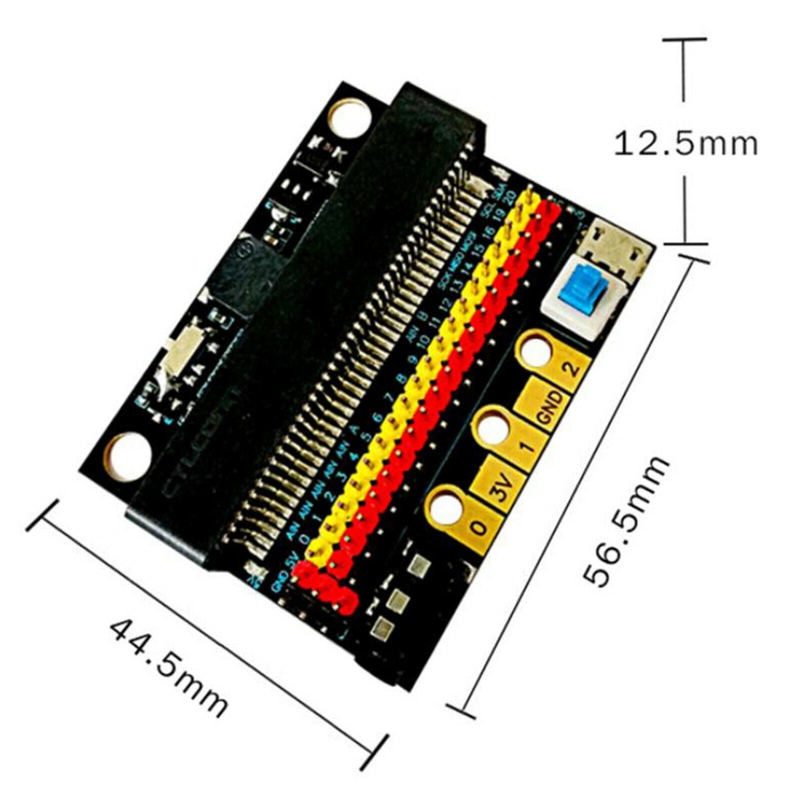 1pc Microbit V2 Expansion Board Educational Shield 3.5mm Audio Interface