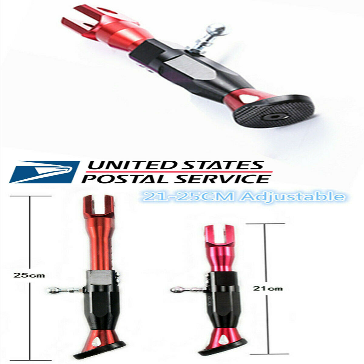 1PCS Motorcycle Kickstand Motor Scooter Modified Foot Bracket Non-slip Design