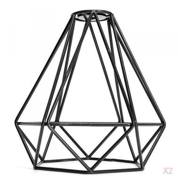 Lamp Cage, Black Industrial Light Guard for Pendant Light Fixtures, Lamp