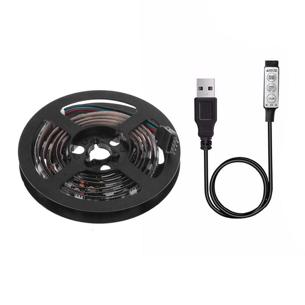 USB 5050 LED Strip RGB Light TV Backlight Lamp+3 Keys Mini RGB Controller @