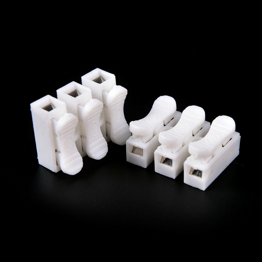 20x Self Locking mini 3Pin Cable Connectors Quick Splice Lock Wire Terminal  SJ