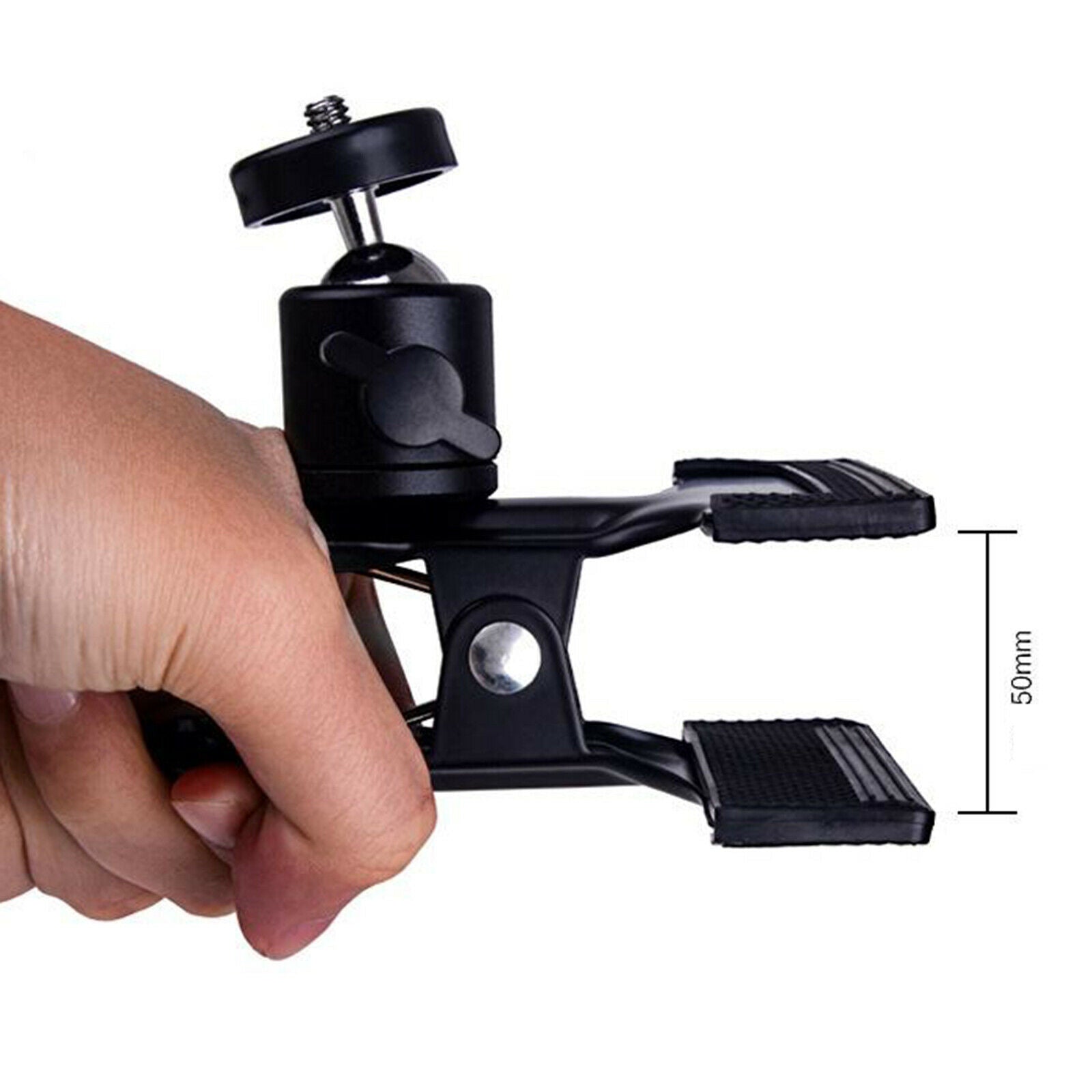 2X Guitar Head Clip Mobile Phone Holder Broadcast Bracket Stand Clip Clamp