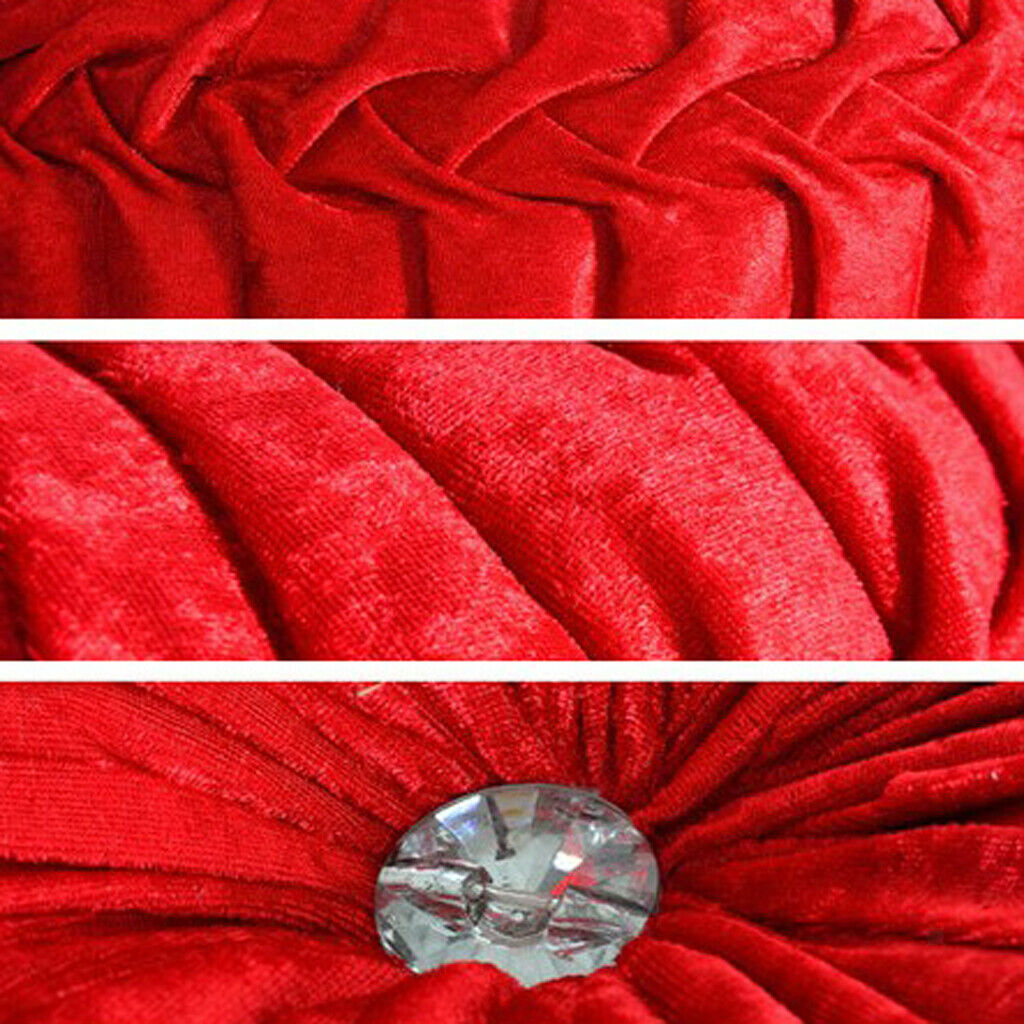 Home Round Floor Cushion Seat Pillow Chair Futon Window Pad Red