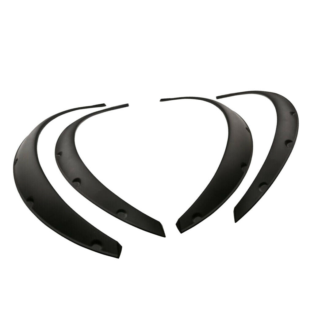 4pcs Automotive Fender  Trim Wheel Arch Moulding Body Refit