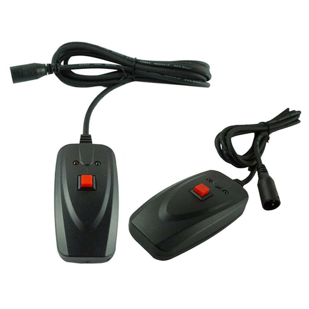 Set of 2 Fog Machine Wire Controller Portable 3Pins XLR for Fog Machine 2.5m
