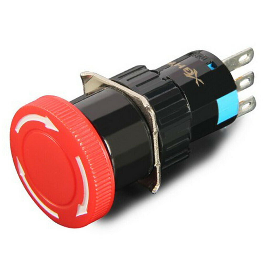 Latching Emergency Stop Push Button Switch Mushroom Emergency Stop Button