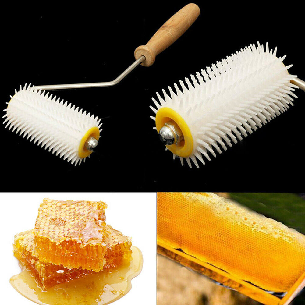 Beekeeping Bee Comb Honey Uncapping Needle Roller Plastic Beekeeping Comb Tools