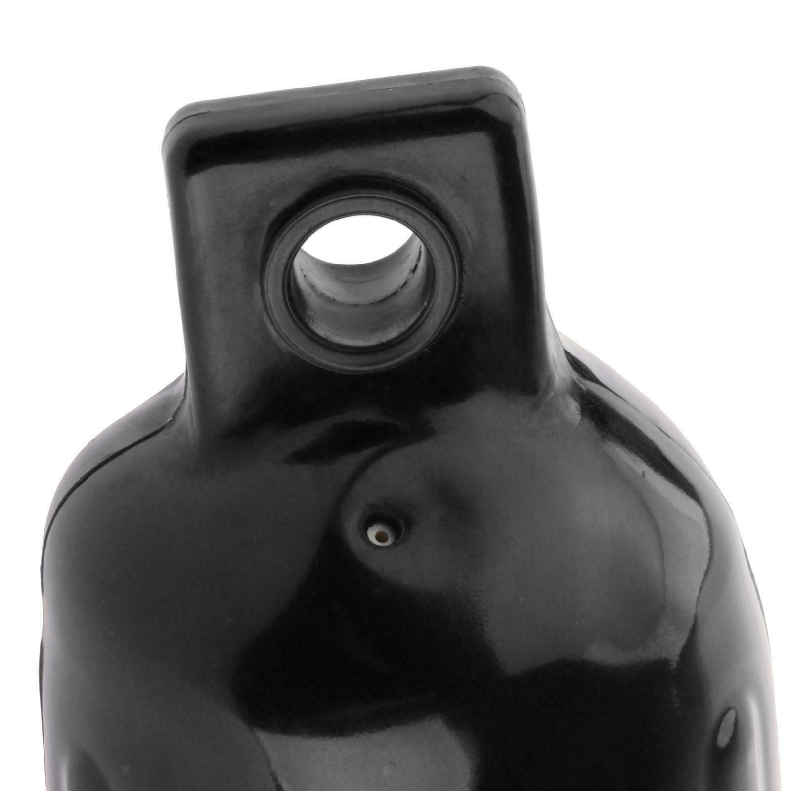 Boat Fender Bumper Yacht Dock Shield Protection Anti-collision Mooring Black