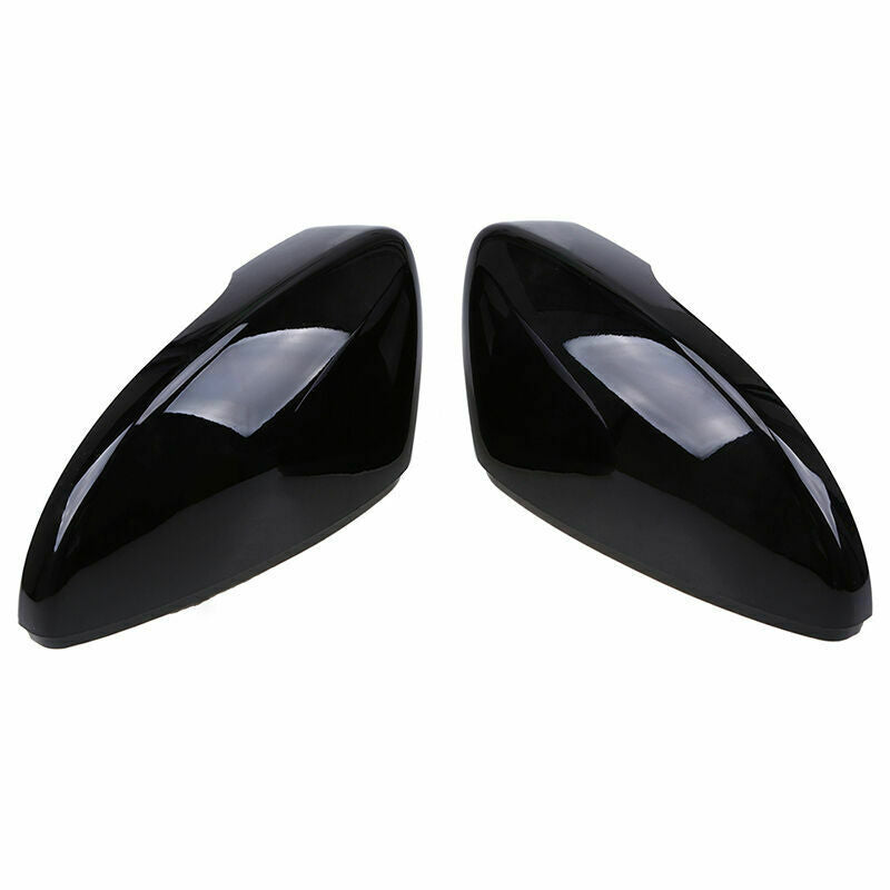 Pair Rearview Wing Door Side Mirror Covers Caps Housing Cover Fits VW 2009-2017