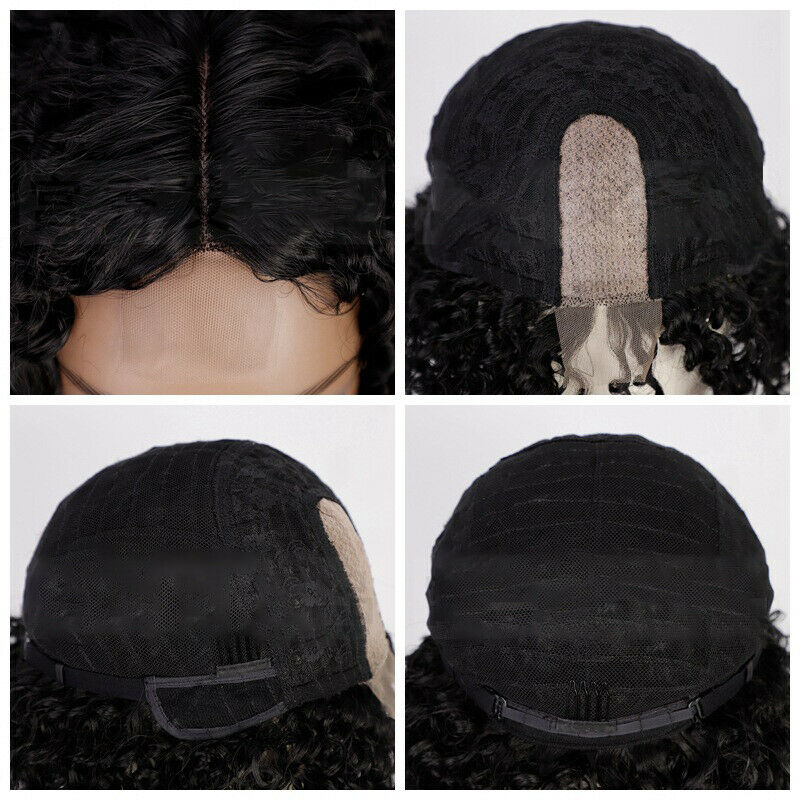 Short BOB Curly Hair Wigs Small Lace Front Wigs for Black Women Middle Part Wigs