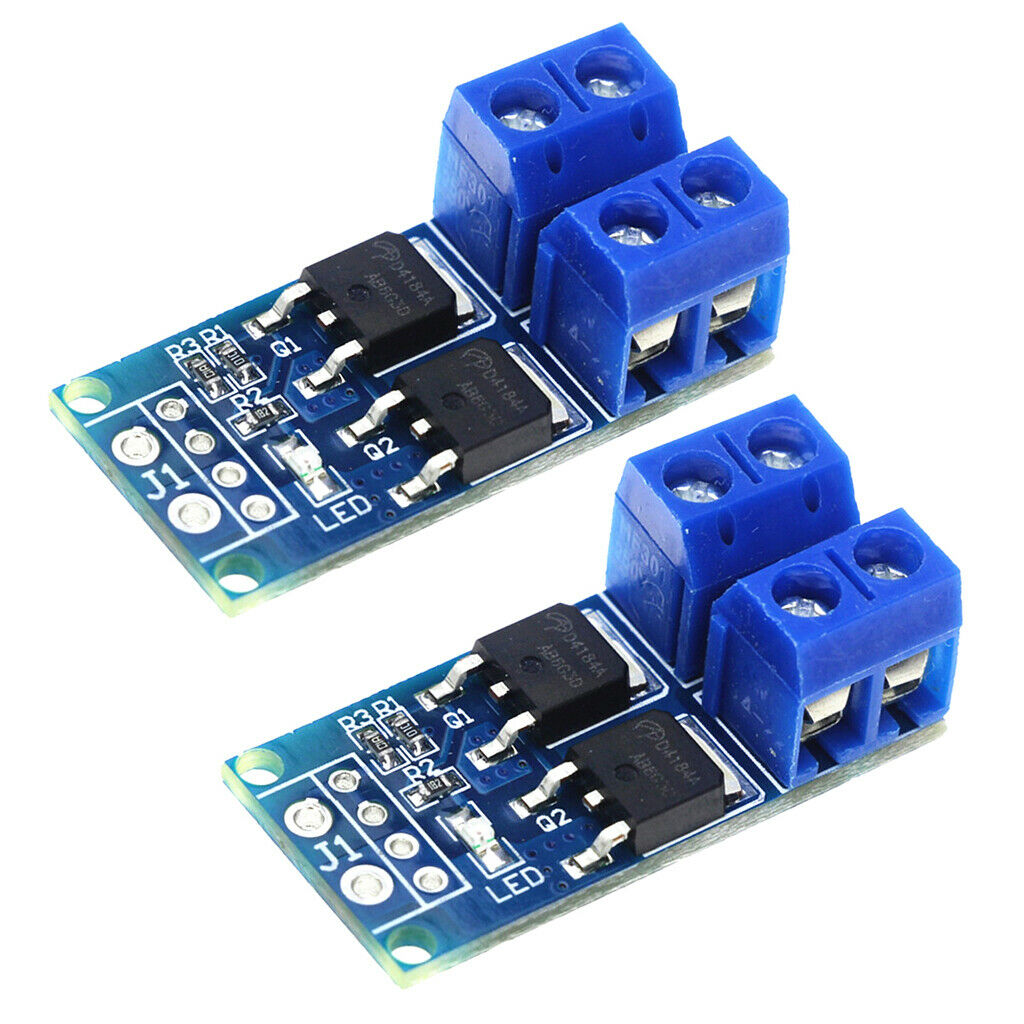 2Pieces MOS Motor Drive Module Support PWM Regulator Switch Panel 34x17x12mm
