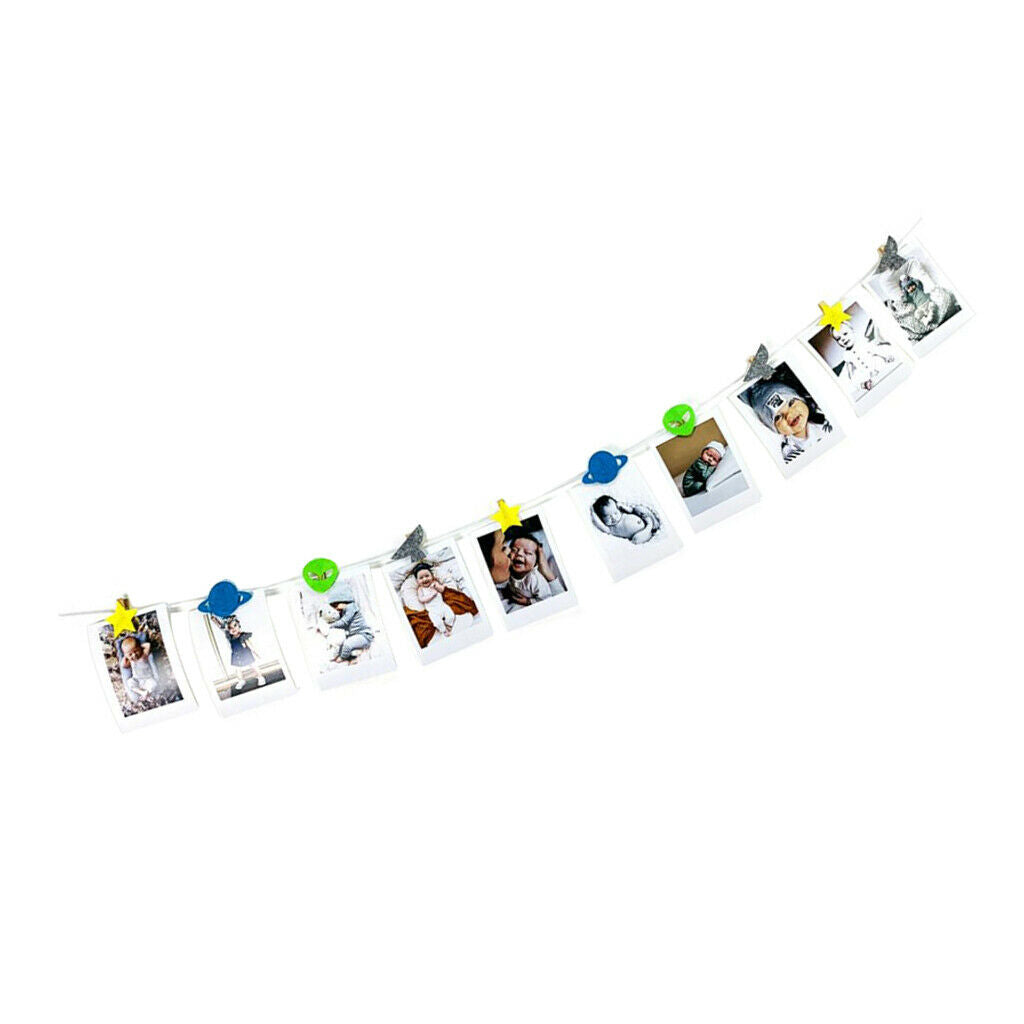 Chromatic Birthday Party Banner Garlands Colorful Banner Alien Themed Banner