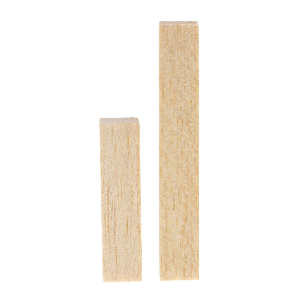 20x Natural Wooden Balsa Wood For Modeling Home Garden Decor Woodworking