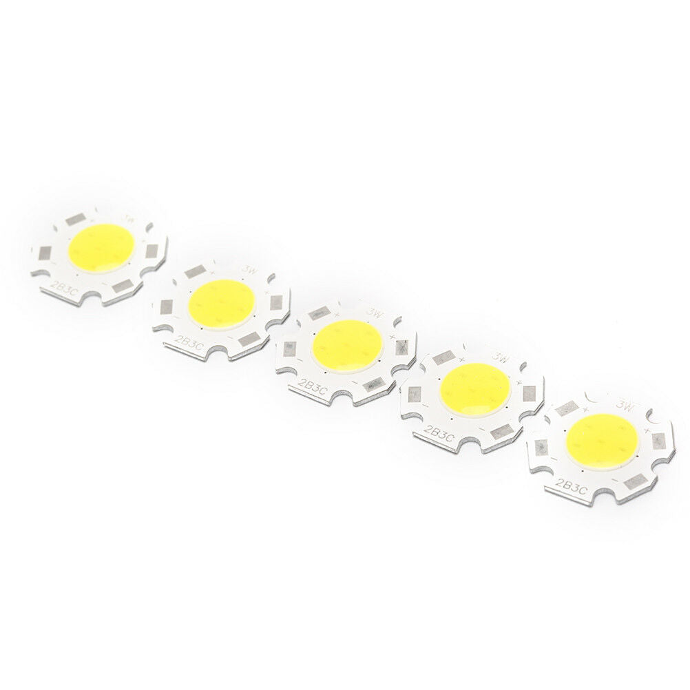 5pcs 3W COB LED Chips LED Strip Bar Light Bulb Lamp Flood Light DC9-1.l8