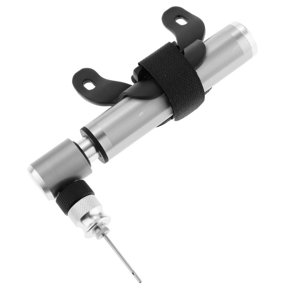 Portable Bike Bicycle Pump Mini Cycle Air Pump Fits Presta & Schrader Valves