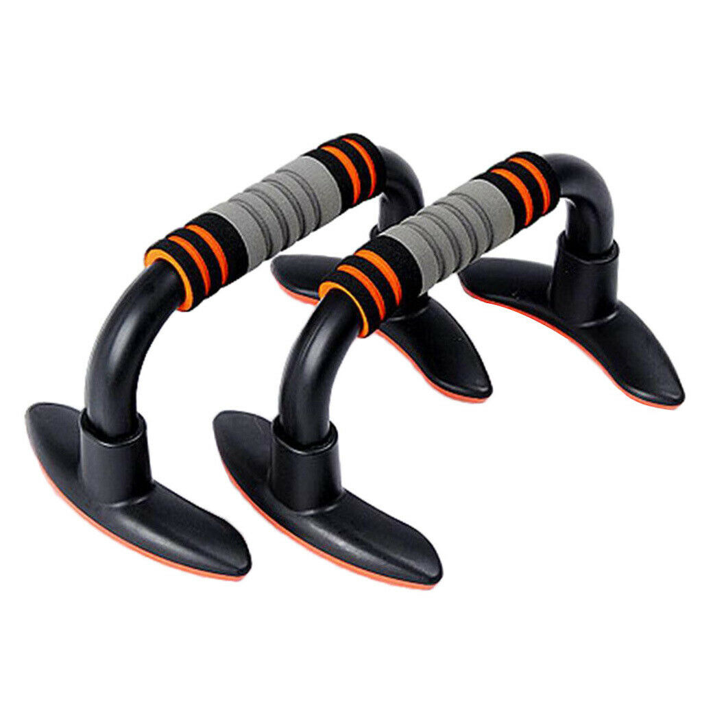 2PCS Fitness   Stands Bar Sports Gym Exercise Train Chest Sponge Hand Grip