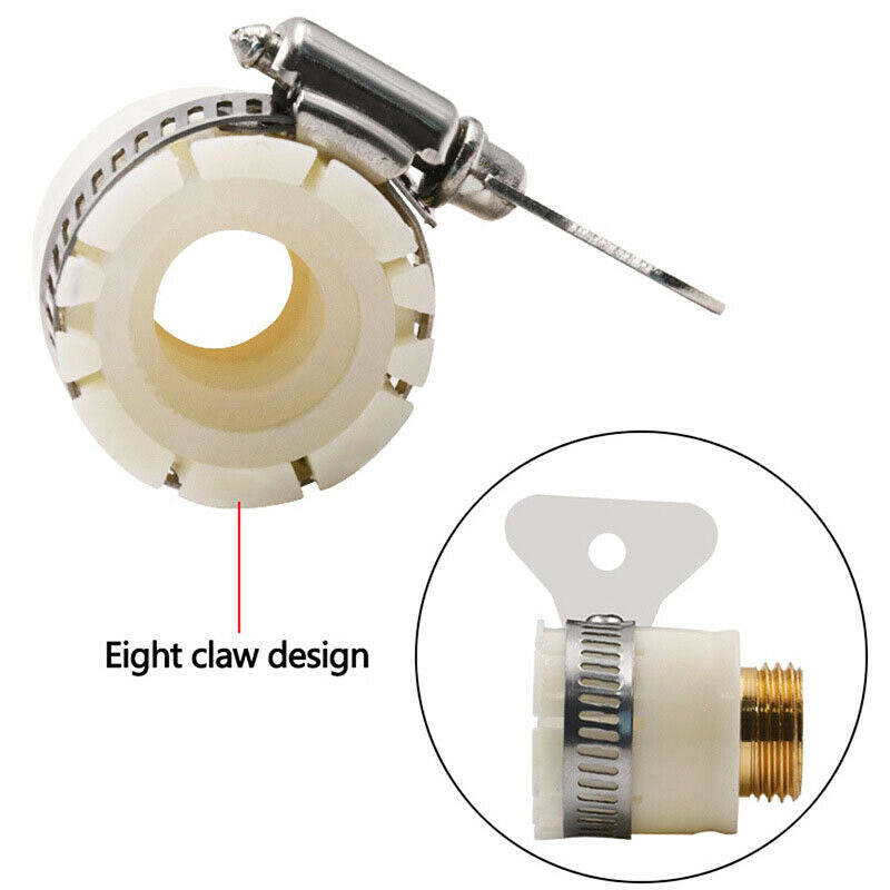 15mm-23mm Universal Kitchen Hose Adapter Faucet Connector Mixer Hose Adap.l8