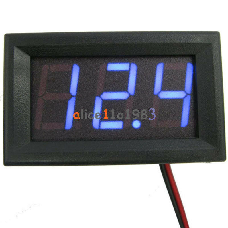 0.56" Mini DC5-30V Voltmeter LED Panel Digital Display Volt Voltage Meter Blue