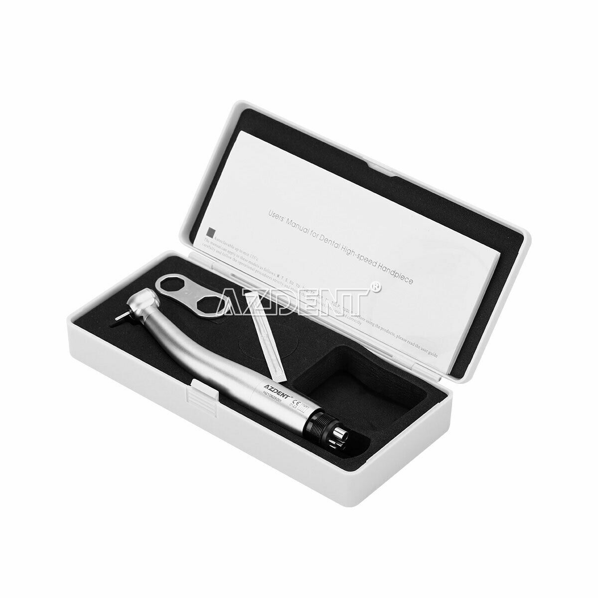 Dental E-generator LED Torque Push Button High Speed Handpiece 3 Spray 4 Holes