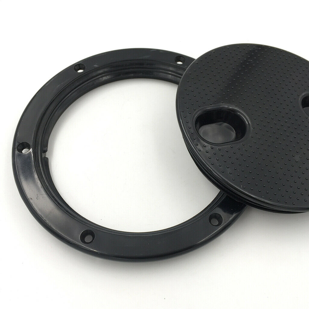 Round Plastic Boat RV Deck Plate Access Hatch Cover Deck Cabin Hardware