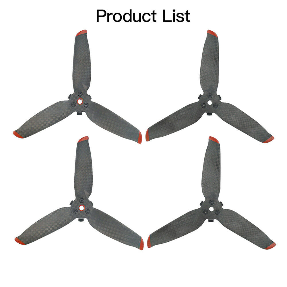 Carbon fiber propeller blades for DJI FPV Combo ride through aircraft drone