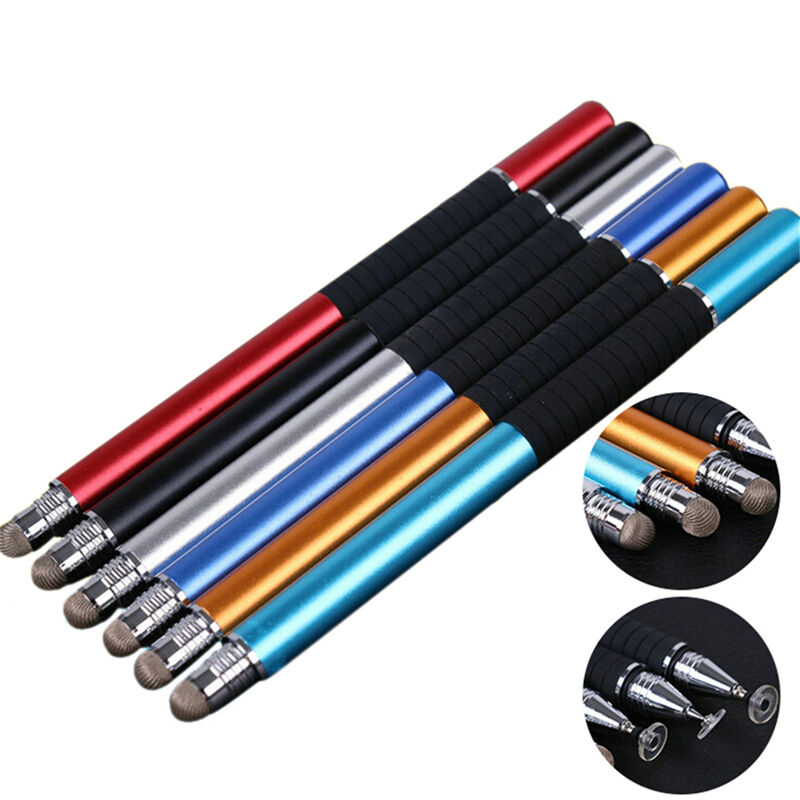 2in1 Capacitive Fine Point-Round Thin Tip Touch Screen Stylus Pen For phone  LS