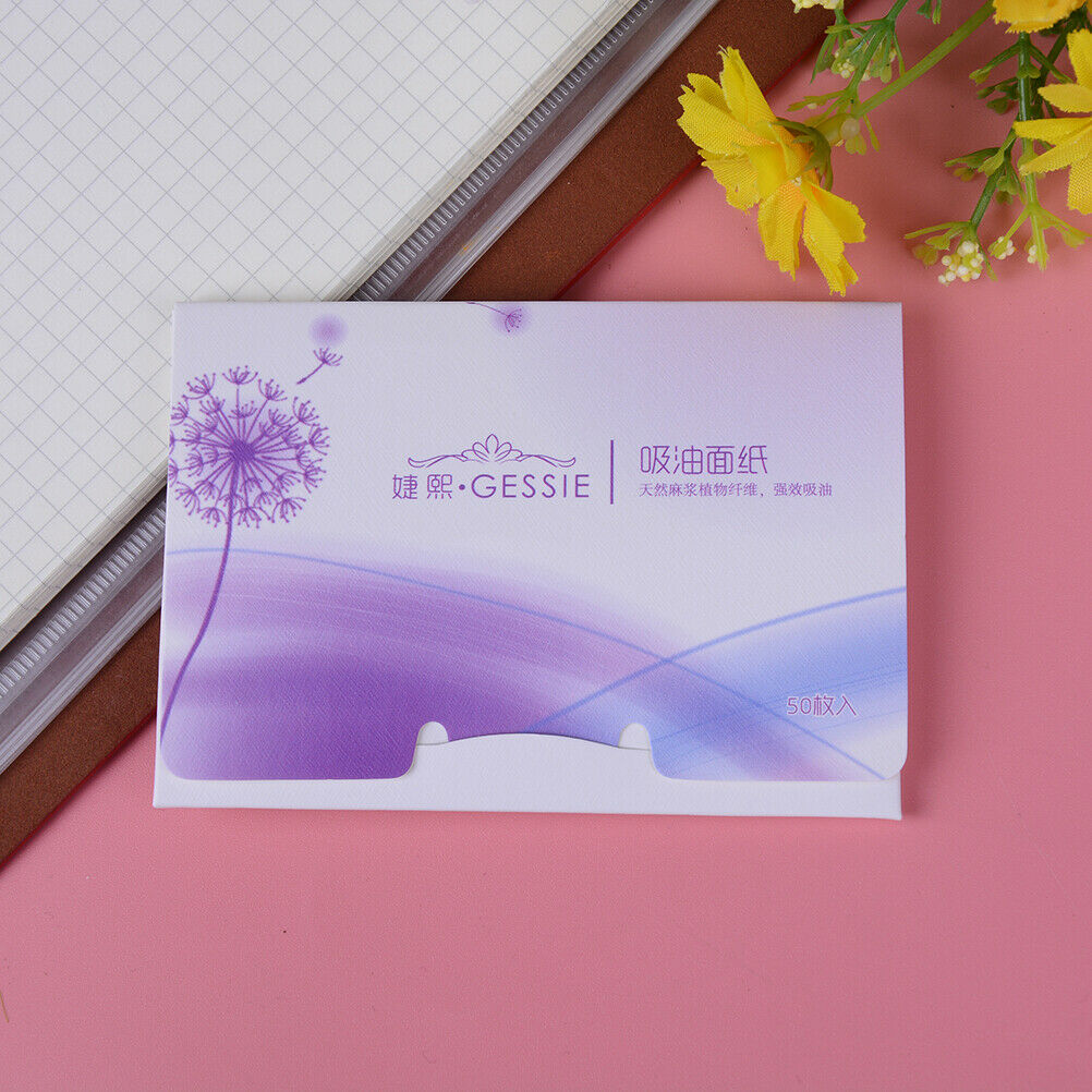 1Pack/50Pcs Clean and Clear Oil absorbing sheets Oil Control Film Blotting Pa TH
