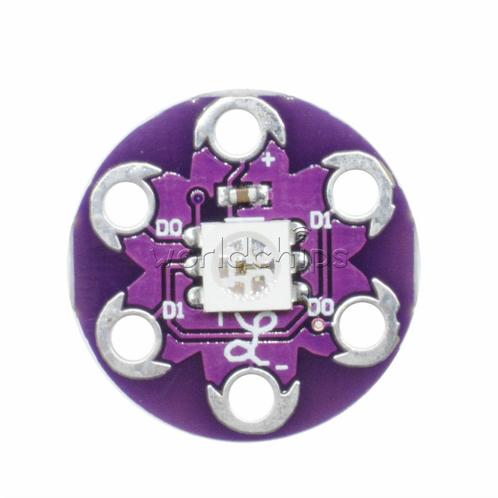 5PCS LilyPad Pixel Board WS2812 5050 Lamp Panel LED Module for Arduino US