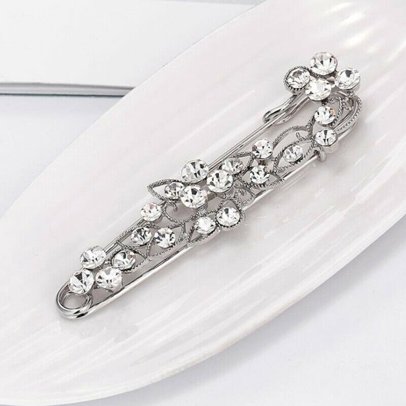 Inlaid Charming Refined Rhinestone Branch Brooches hijab pins for Man Wo JYDFAU
