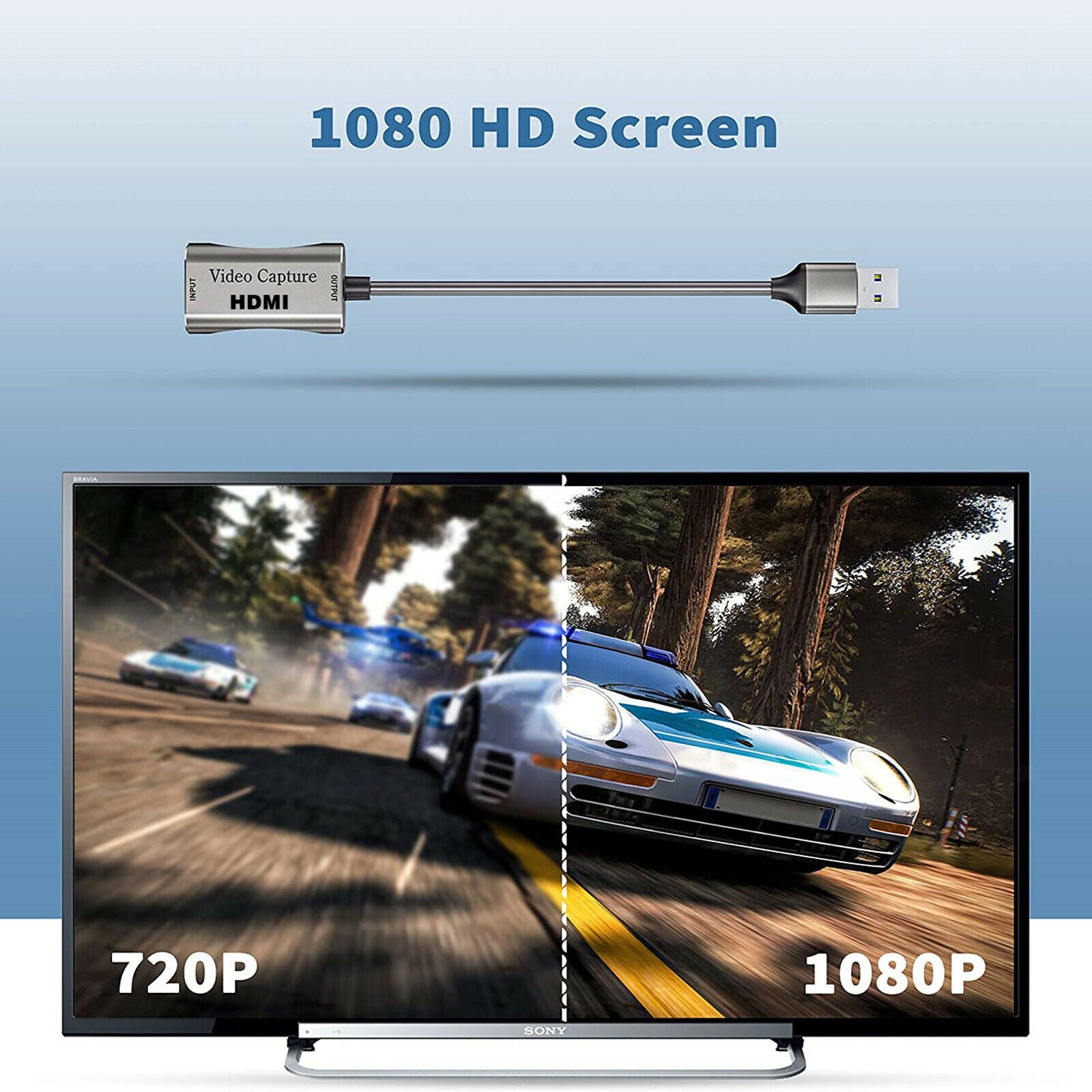 HDMI to USB 3.0 Video Capture Card 4K Record For Live Streaming