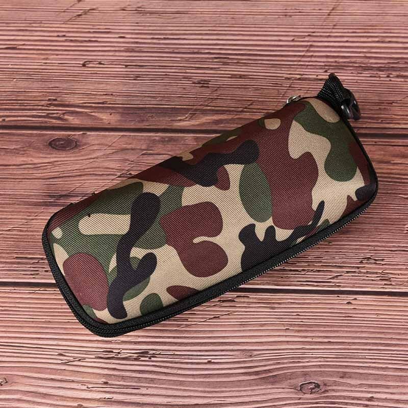 Glasses Box Sunglasses Case Camouflage Storage Protector zipper Container TKDD