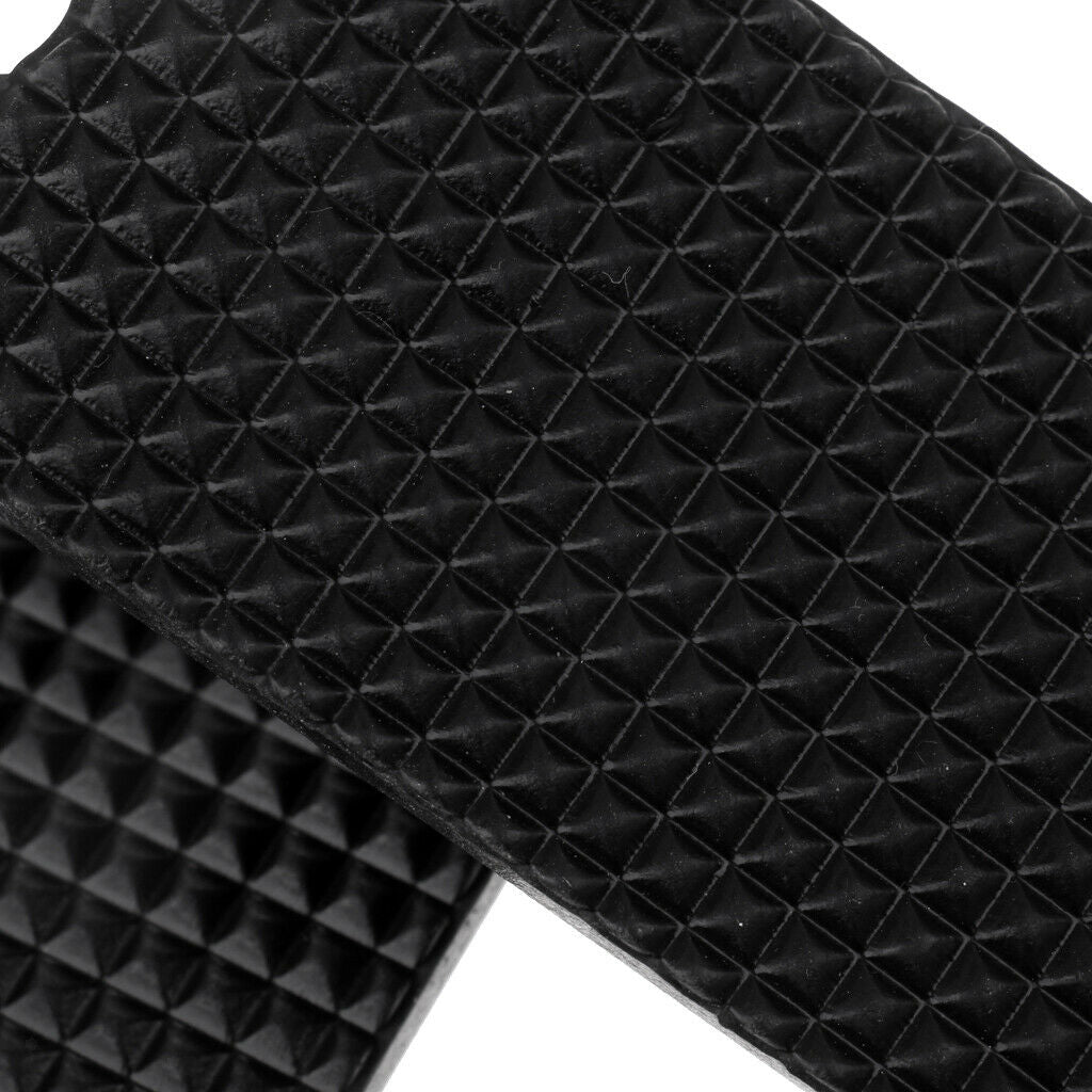 2 Pieces Non Slip Stirrup Treads Pads, Black