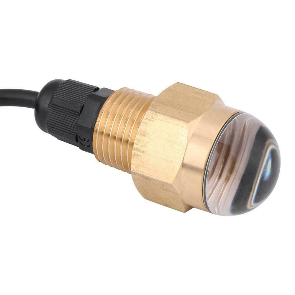 Marine Drain Plug Light Boat 12V Brass Blue LED Underwater Lamp 1/2" NPT Yacht