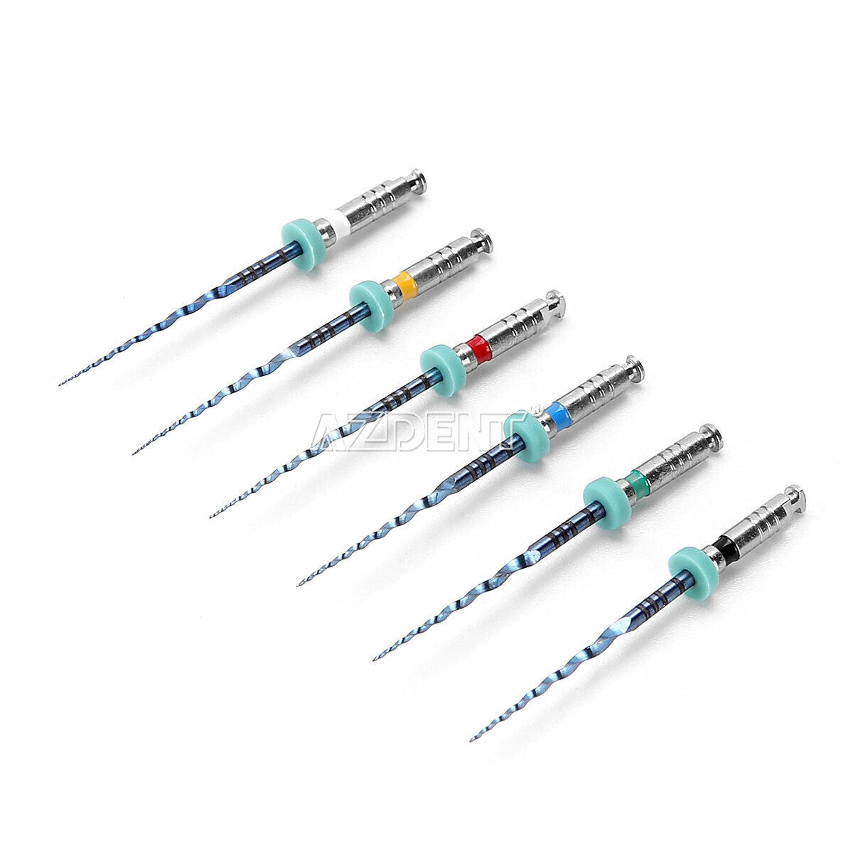 3Pack Dental Endo V Blue NiTi Root Canal Rotary Files Engine Use 25mm 06 #15-#40