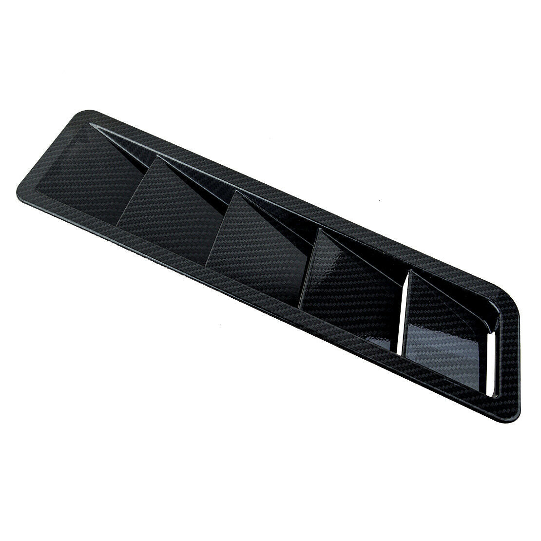 2pcs Carbon Fiber Style Bonnet Hood Vent Trim fit for Ford Focus RS ST MK2 04-15