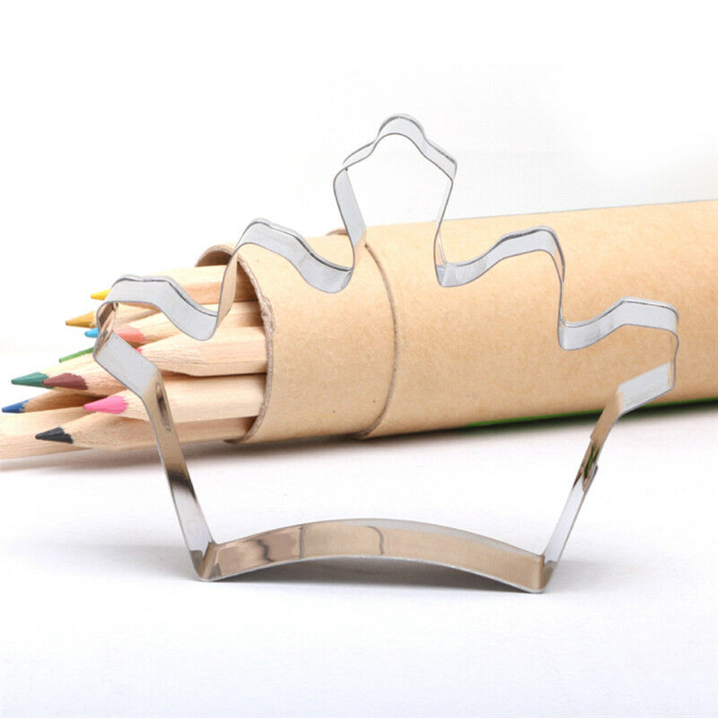 3 Princess Crown King Queen Party Cookie Cutter Cake Biscuit Baking Tool M.l8