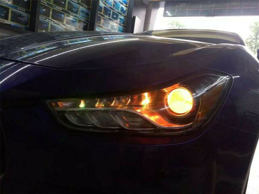 2x RGB LED Light Devil Demon Eyes Bulbs Bluetooth APP Control Headlight Retrofit