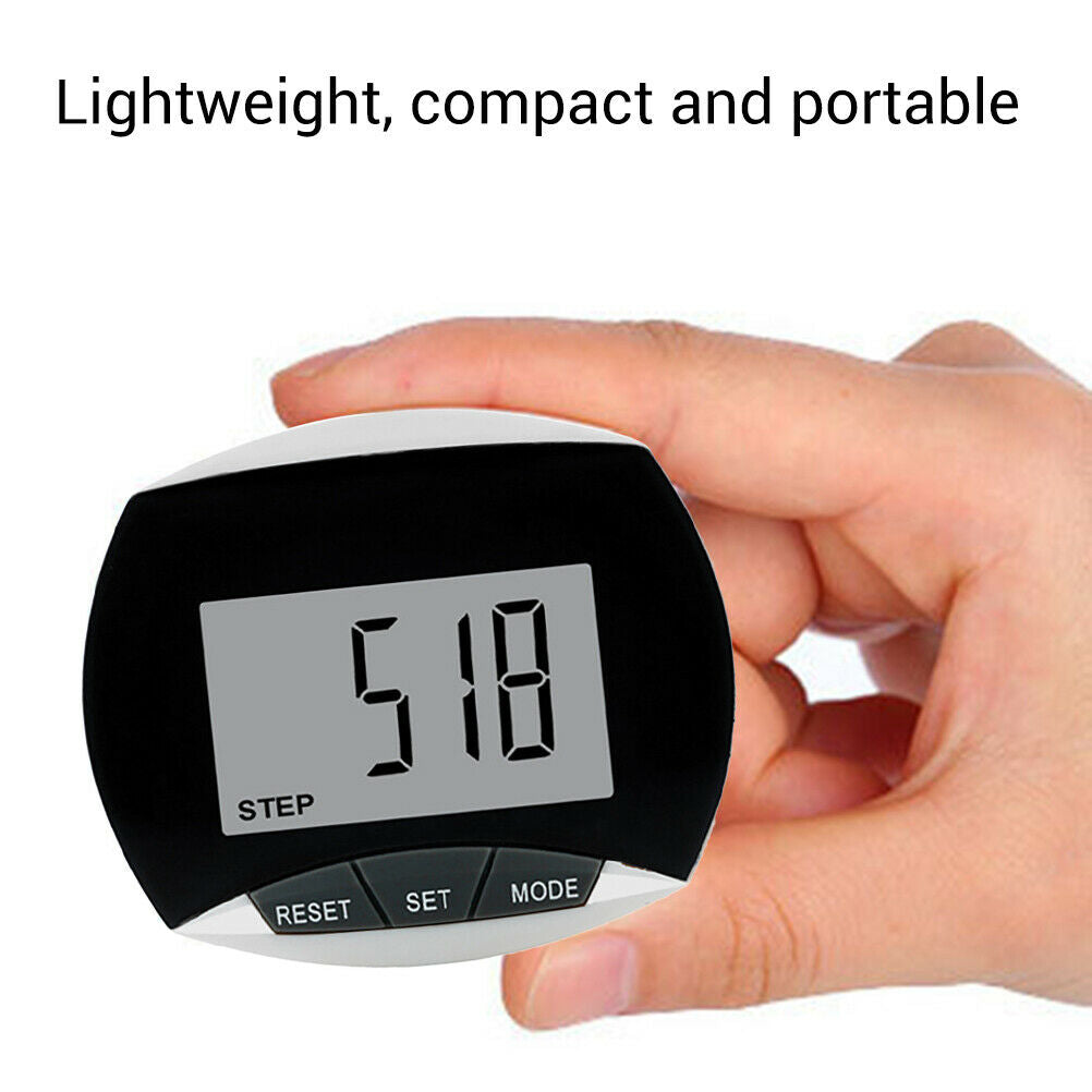 Counter with Belt Clip Multi-functional Pedometer LCD Display Exercise Accessory