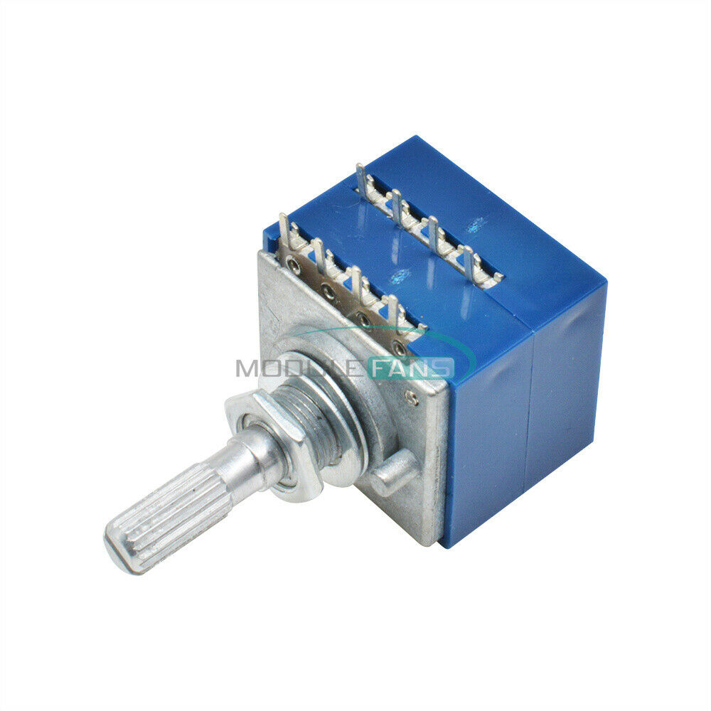 Potentiometer 100K Log ALPS Audio Amp Volume Control Pot Stereo W Loudness