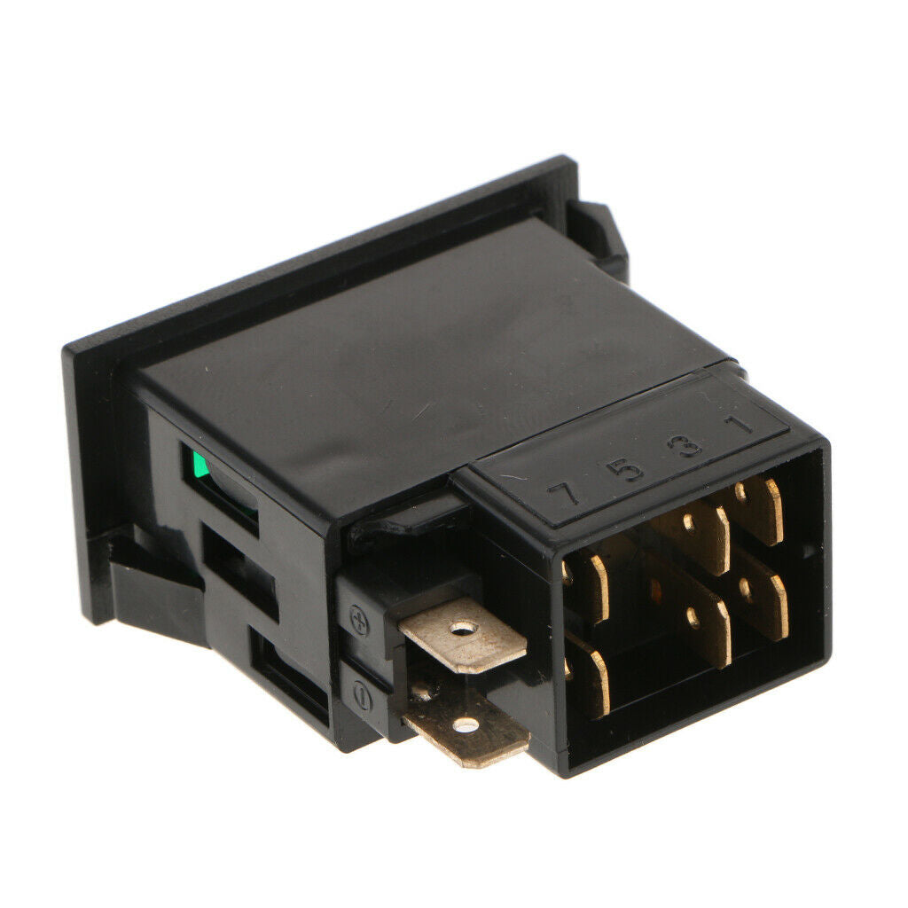 2x 12V-24V Universal Rocker 6Pin SPST ON OFF Switch Window Control
