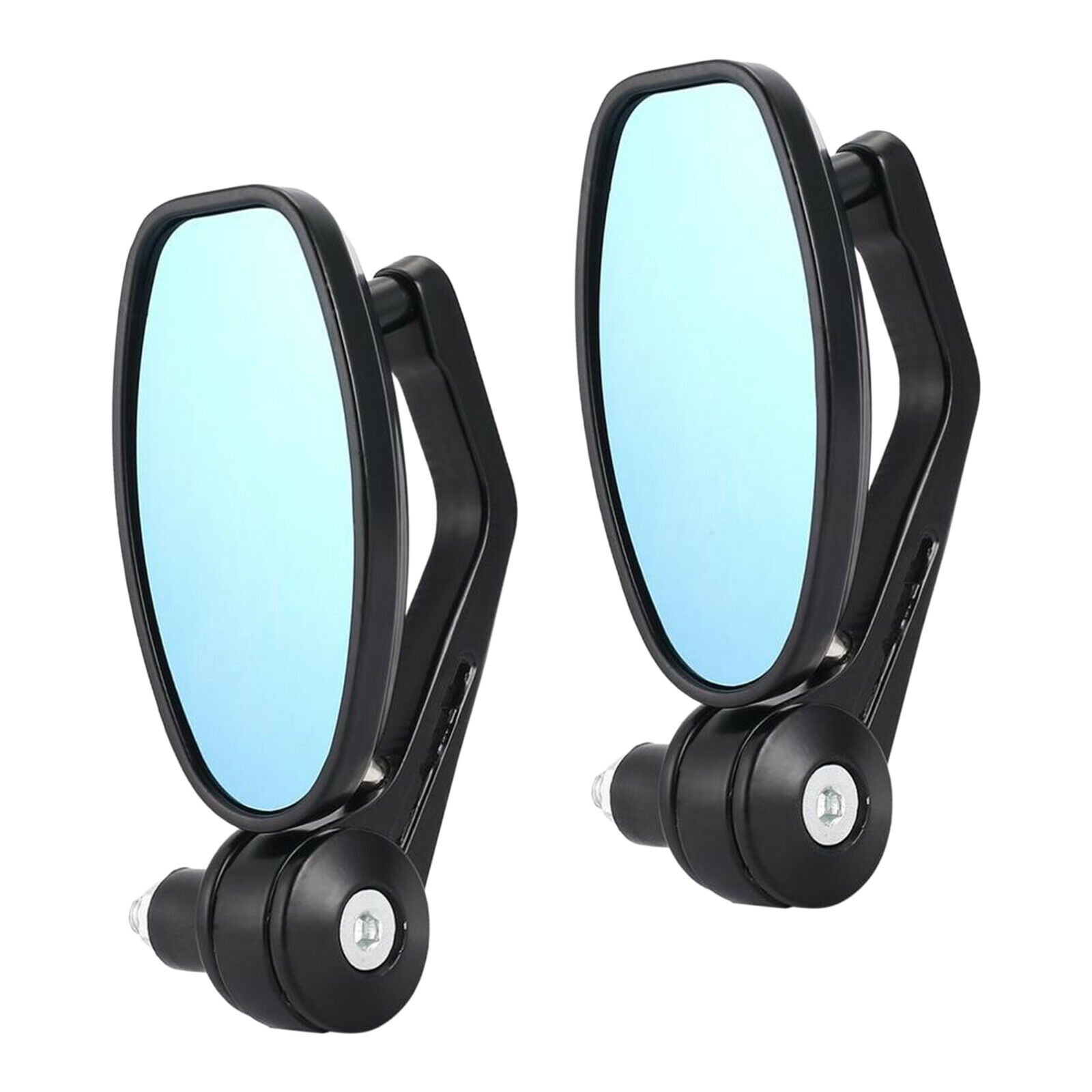 2Pcs 7/8" Handle Bar End Motorcycle Rear View Mirrors Motorbike for Yamaha