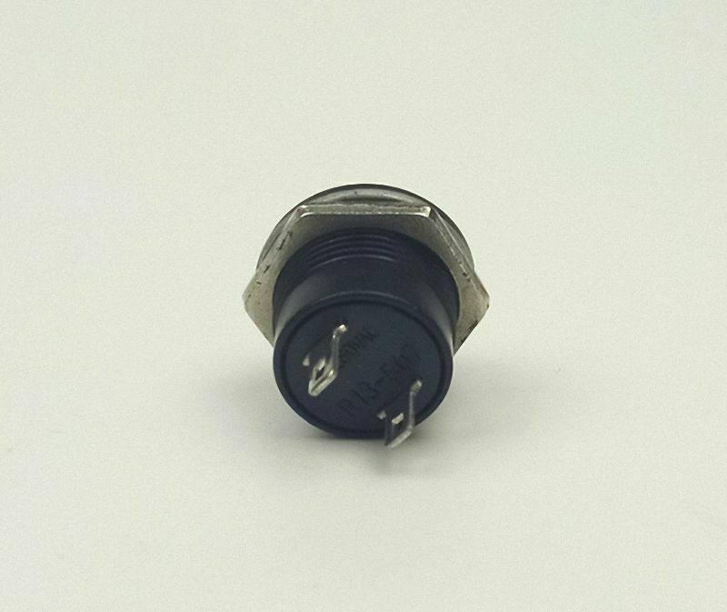 5pcs 16 mm Green Sign Protruding Head Automatic Reset Button Switch -  2 pin[M1]