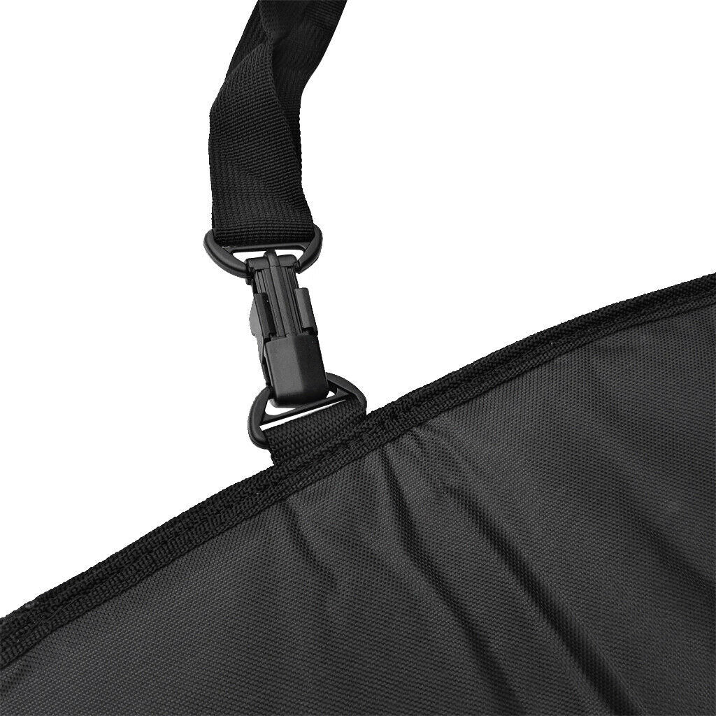 Deluxe Padded Split Kayak Paddle Bag with Carry Handle/Shoulder Strap Black