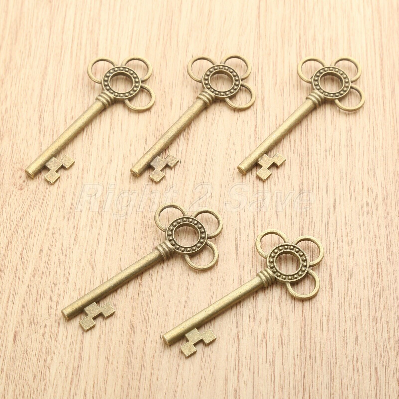 62*28mm Novelty Skeleton Key Charms Pendant Gift Jewelry Findings Wedding Favors
