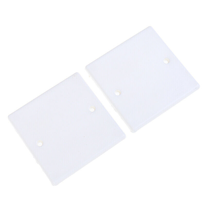10pcs 86 Type Single Gang Blanking Plate Light Switch Wall Socket Cover WhiteDD